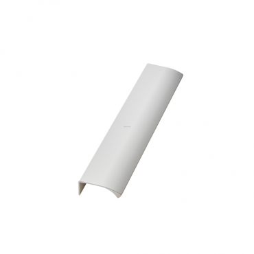 Profielgreep recht - 40mm - HOH 20mm - Mat wit