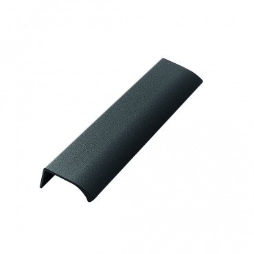 Profielgreep recht - 350mm - HOH 2x160mm - Donker grijs