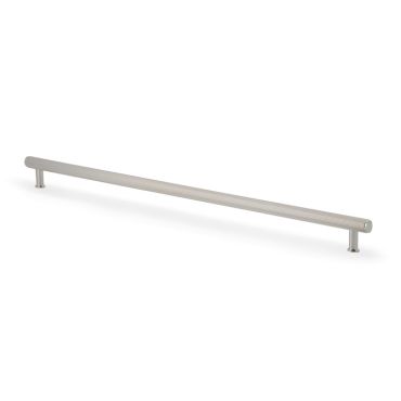 Meubelgreep Reeded 'Crispin' - gepolijst nikkel - 448 mm - AW809R-448-PN