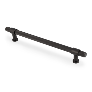 Meubelgreep Knurled 'Kingston' - PVD Antraciet - 284x44x224mm - AW839-224-DBZPVD