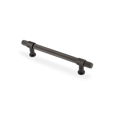 Meubelgreep Reeded 'Kingston' - PVD Antraciet - 220x44x160mm - AW839R-160-DBZPVD
