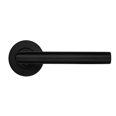 HDD Deurklink PRO I-vorm - Ø19mm - Mat zwart