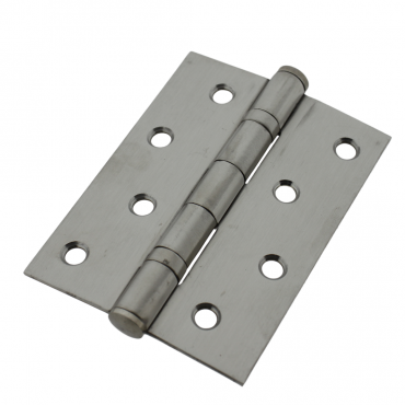 Kogellagerscharnier rechte hoek - 100x75x2mm Ø11mm - Rvs 304
