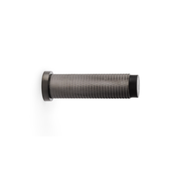 Deurstopper Brunel 'Knurled' - PVD Antraciet  - Wandmontage