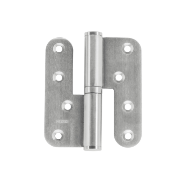 Paumelle HDD 100x88x3 rvs inox plus geborsteld Rechts