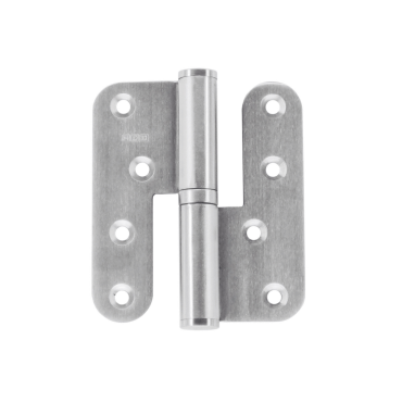 Paumelle HDD 100x88x3 rvs inox plus geborsteld Links