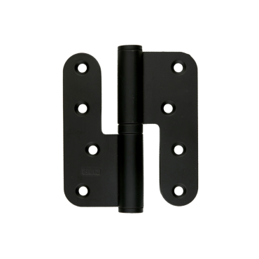 Paumelle HDD 100x88x3 mat zwart Rechts