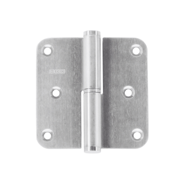 Paumelle HDD 76x76x2.5 rvs geborsteld Links