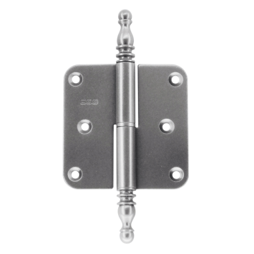 Paumelle HDD 80x80x2.5 ijzer Links met vaasknop