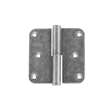 Paumelle HDD 80x80x2.5 antiek zilver Rechts