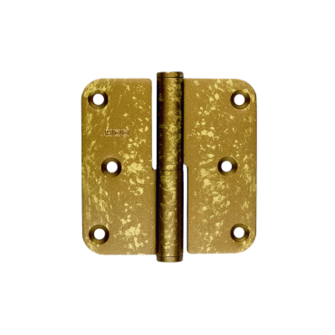 Paumelle HDD 80x80x2.5 antiek messing Rechts