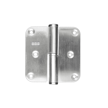 Paumelle HDD 80x80x3.5 rvs geborsteld Links