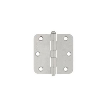 Scharnier 76x76mm Rvs ronde hoek