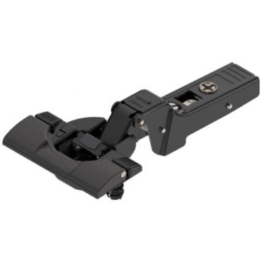 Blum Inserta potscharnier zwart - Zonder veer - Half-opliggend - 70T9690BTL - Voor dikke deuren