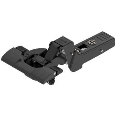 Blum Inserta potscharnier zwart - Zonder veer - Inliggend - 70T9790BTL - Voor dikke deuren