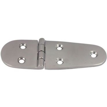Staartscharnier 110x38x2,0mm L1 38mm Rvs 304