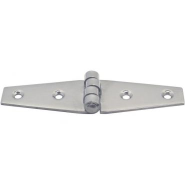 Staartscharnier 102x27x2,0mm L1 51mm Rvs 304
