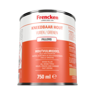 Frencken Kneedbaar hout - 750 ml - Licht Eiken