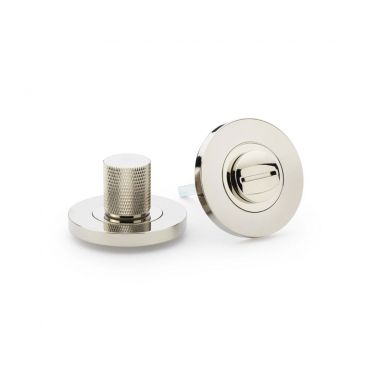 WC-Garnituur set Knurled - Ø50mm - PVD Gepolijst nikkel - AW790PNPVD