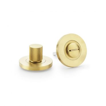 WC-Garnituur set Knurled - Ø50mm - PVD Mat messing - AW790SBPVD