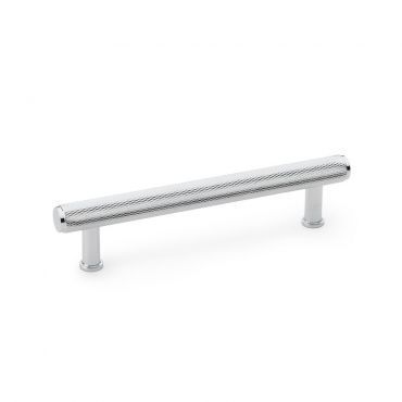 Meubelgreep Knurled 'Crispin' - Gepolijst chroom - 166x39x128mm - AW809-128-PC