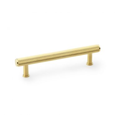 Meubelgreep Knurled 'Crispin' - PVD Mat messing - 166x39x128mm - AW809-128-SBPVD