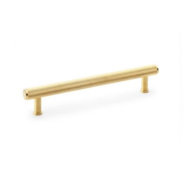 Meubelgreep Knurled 'Crispin' - PVD Mat messing - 198x38x160mm - AW809-160-SBPVD