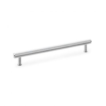 Meubelgreep Knurled 'Crispin' - Mat verchroomd - 262x39x224mm - AW809-224-SC