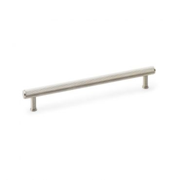 Meubelgreep Knurled 'Crispin' - Mat vernikkeld - 262x39x224mm - AW809-224-SN