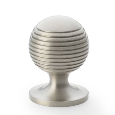 Meubelknop Caesar Mat vernikkeld Ø32mm Hoogte 45mm AW832-32-SN