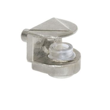 Plankdrager voor glas plaat 5mm verstelbaar - Per stuk