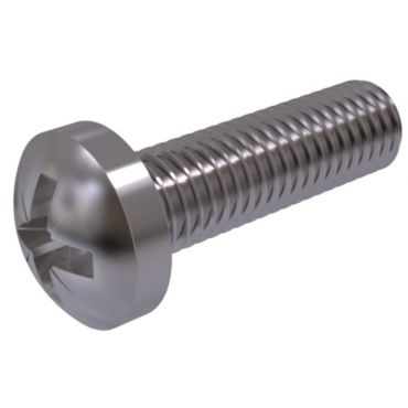 Tapbout M6x35mm Bolkop - PZ3 - RVS 304 - DIN 7985 - Per 100 stuks