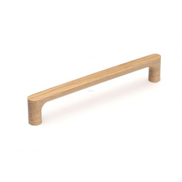 Houten meubelgreep Pinta - 208x16x192mm - Licht eikenhout