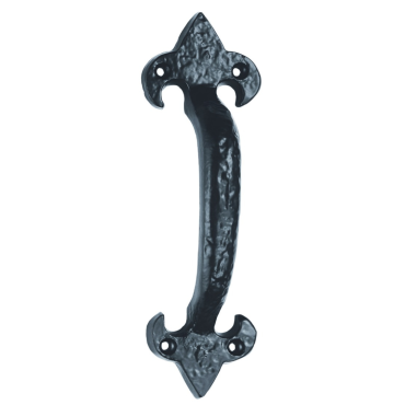 Meubelgreep smeedijzer - Antiek zwart - 180x31,5x127,5mm - LF5574B