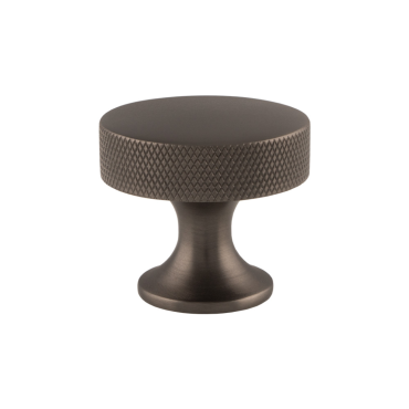 Meubelknop Knurled 'Berlin' - Antraciet - Ø38mm - Hoogte 35mm - AW841-38-DBZ
