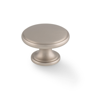 Meubelknop 'Cambridge' - Mat vernikkeld - Ø38mm - Hoogte 26mm - AW849-38-SN