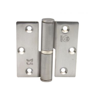 Kogelpaumelle 75x75 Rvs rechte hoek BB807 Links