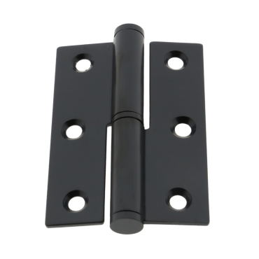 Paumelle rechte hoek - 70x50mm - Rvs PVD Mat zwart - LS