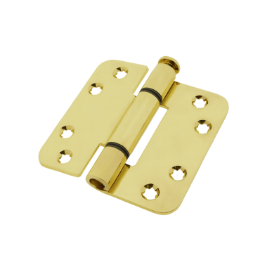 Glijlagerscharnier BSW RD818 - Rvs 304 Messing - 89x89mm - Ronde hoeken - Max. draagvermogen 150kg