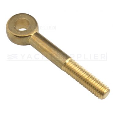 Oogbout M16x80mm - DIN 444 Halfdraad - Messing - A1-16080