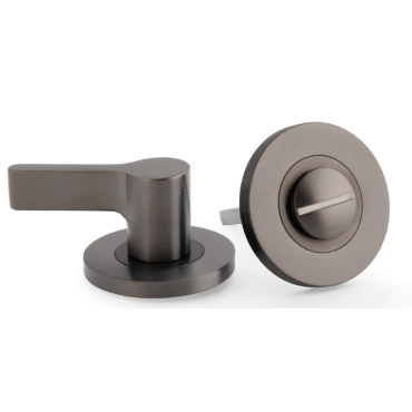 WC Garnituur set - Ø50mm - Voor mindervaliden - PVD Antraciet - Zonder indicator - AW798DBZPVD