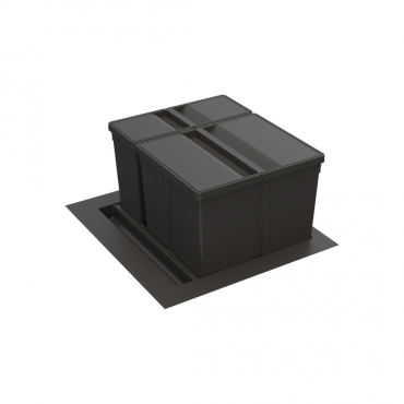 Hettich Afvalscheidingssysteem set Bin.it Prime - 600x420/470 - 37 liter