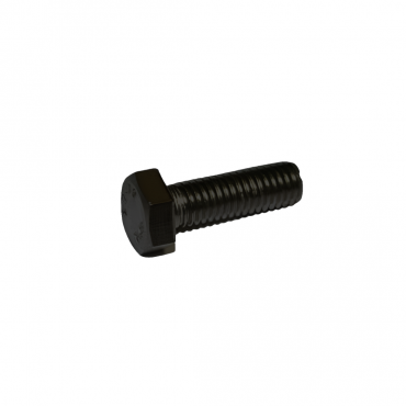 Zeskanttapbout M5x40 - RVS 316 (A4) PVD Mat Zwart - DIN 933 (100 stuks)