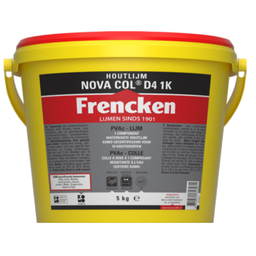 Frencken Houtlijm Novacol D4 - 5 kg - Emmer