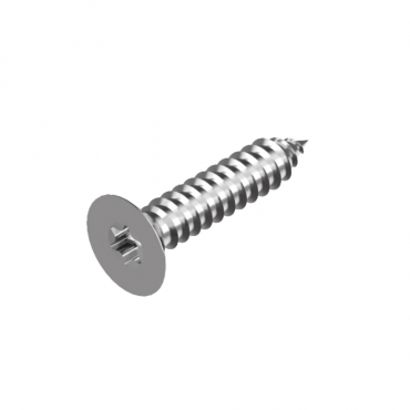Spaanplaatschroef Rvs 316 2,9x19mm Platkop Torx 10 DIN7982 (100 stuks)