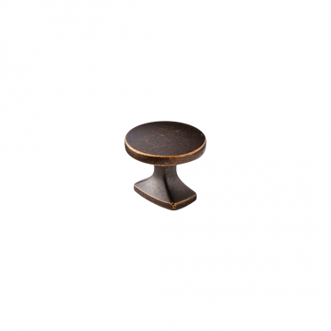 Meubelknop rond Classic - Ø34mm - Hoogte: 28mm - Antiek brons