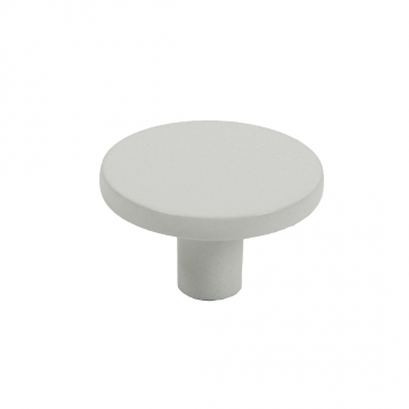 Meubelknop rond Como - Ø26mm - Hoogte: 18mm - Wit