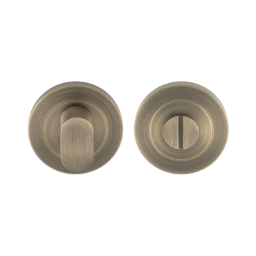 Wc garnituur op rozet - Ø51mm - Antiek messing - SWT1016AB