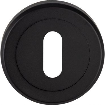 Sleutel rozet - Mat zwart - ø50mm - Dikte 10mm - SZM003MB