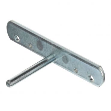 Beugel voor blinde plankdrager pen 60mm ø8mm 130x23,5mm